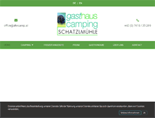 Tablet Screenshot of almcamp.at
